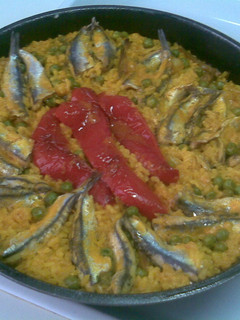 Una foto de Arroz con boquerones de Cartagena