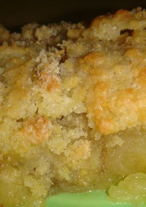 Una foto de Torta haragana de manzanas