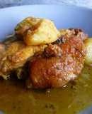 Pollo a las finas hierbas con patatas