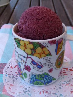 Una foto de Helado de cerezas especial