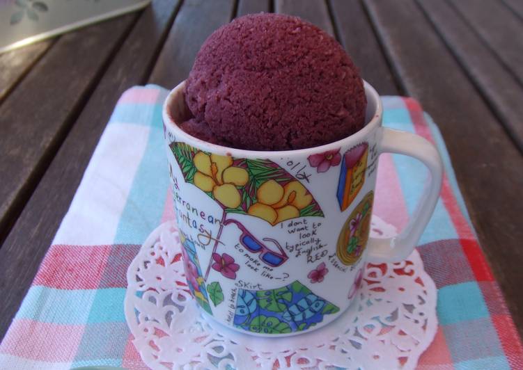 Helado de cerezas especial