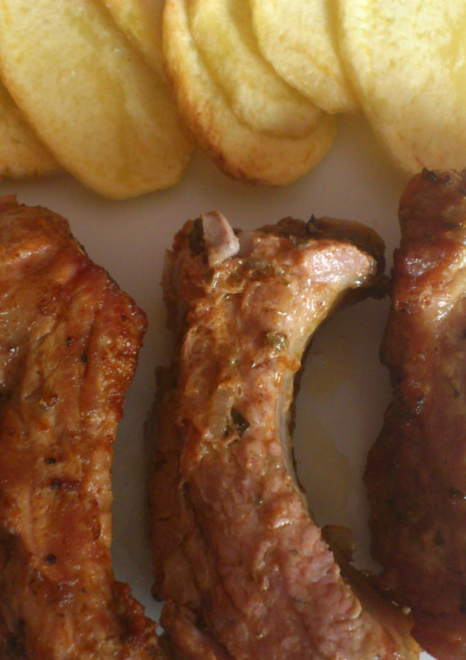 Una foto de Costilla en adobo al horno