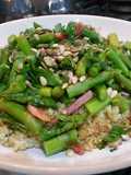 Quinoa con espárragos