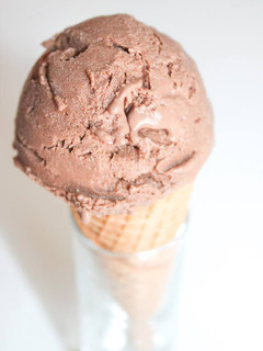 Una foto de Helado de chocolate light