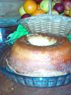 Una foto de Budín de manzanas para celíacos