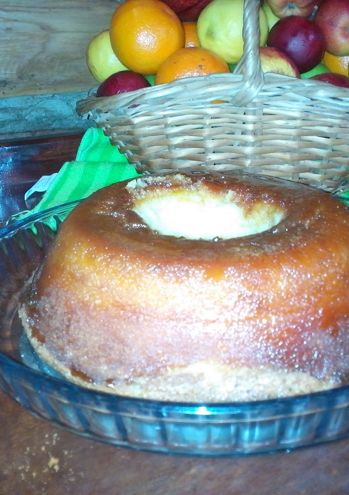 Una foto de Budín de manzanas para celíacos