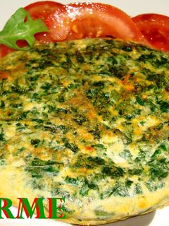 Una foto de Tortilla de acelgas y sobrasada