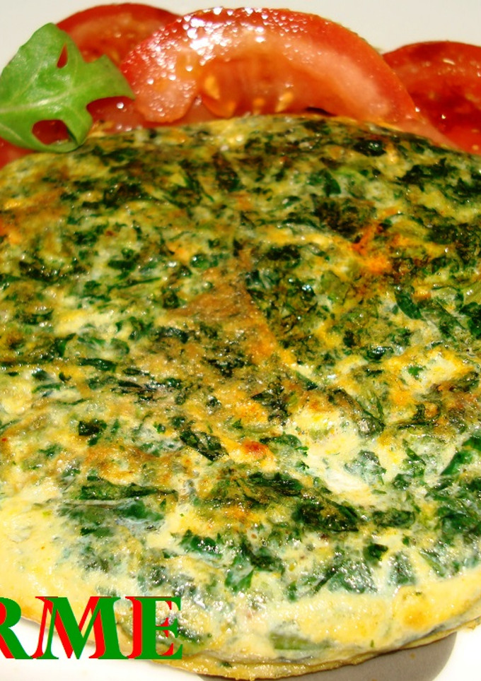 Una foto de Tortilla de acelgas y sobrasada