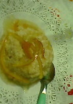 Una foto de Postre de Flan sin huevo