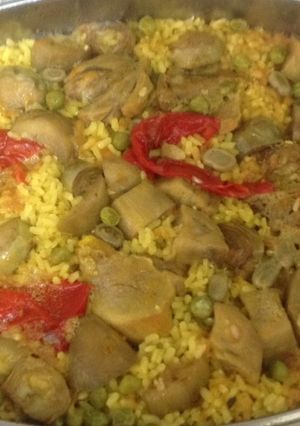 Una foto de Arroz y verduras AMC