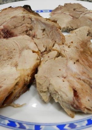 Una foto de Lacón de cerdo asado al horno