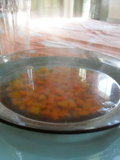 Una foto de Sopa naranja de verduras