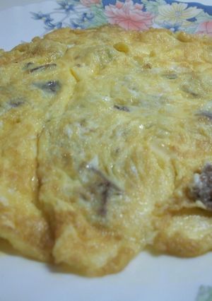 Una foto de Tortilla de butifarra murciana