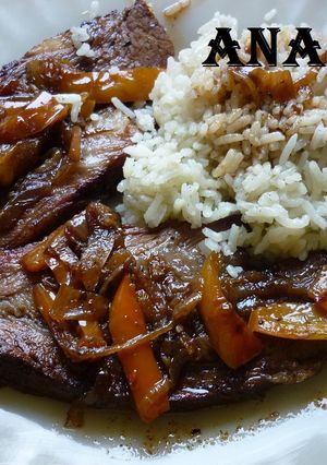 Una foto de Carne asada reciclada