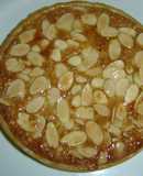 Tartaleta de crema de almendras con costra de almendras