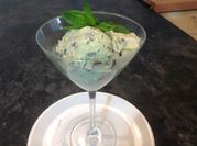 Una foto de menta chocolate