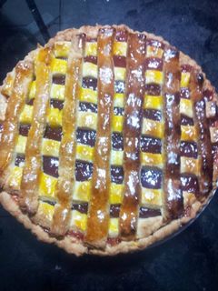 Una foto de Pastafrola de membrillo