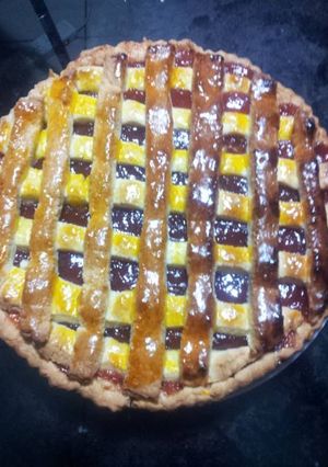 Una foto de Pastafrola de membrillo