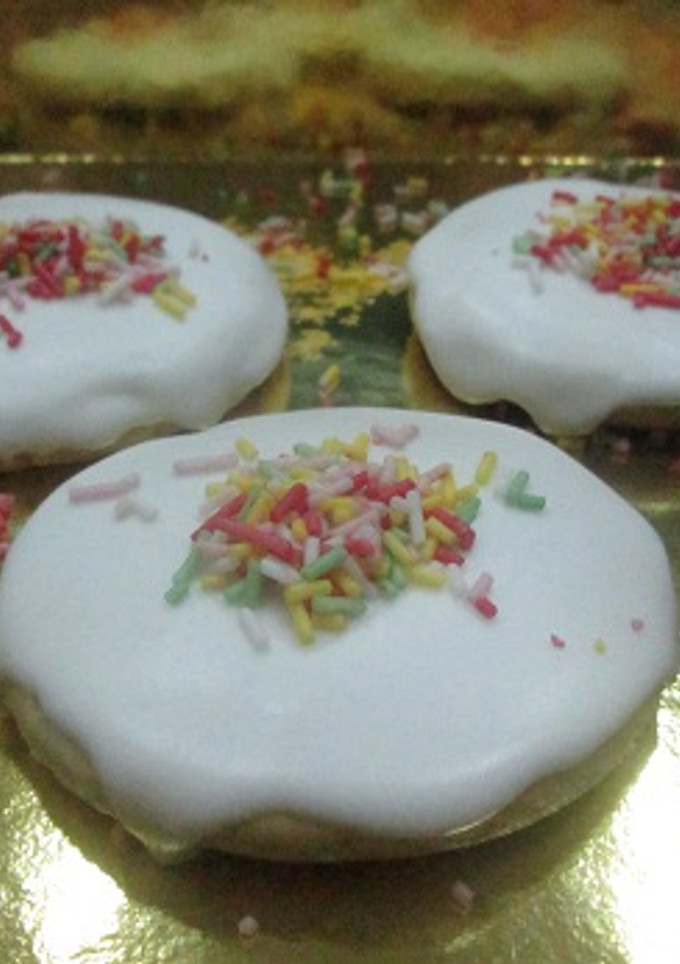 Una foto de Galletas de azúcar con glaseado real