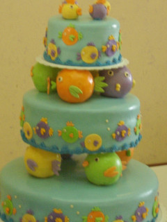 Una foto de Fondant de bombon casero