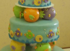 Una foto de Fondant de bombon casero