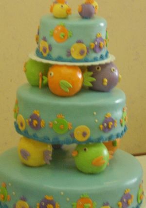 Una foto de Fondant de bombon casero