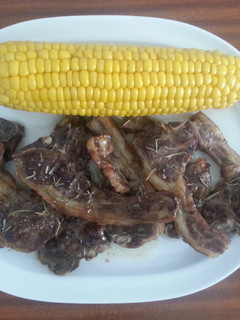 Una foto de Chuletas de cordero al grill