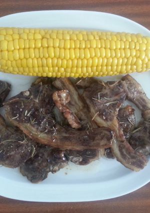 Una foto de Chuletas de cordero al grill