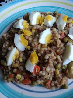 Una foto de Guiso de mote con verduras y carne