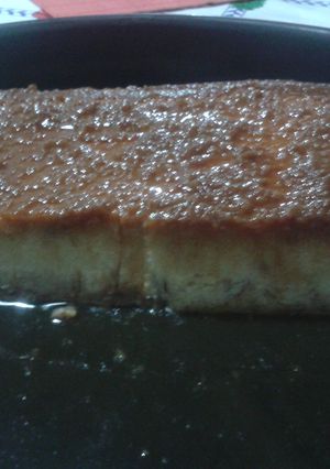 Una foto de Budín de pan con leche condensada y nueces