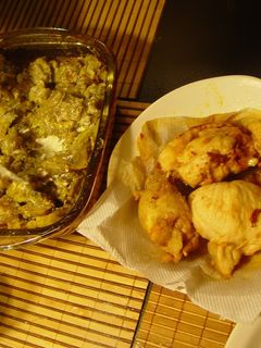 Una foto de Pechugas de pollo con cerveza y queso