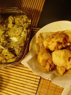 Una foto de Pechugas de pollo con cerveza y queso