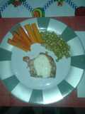 Cerdo con salsa roquefort