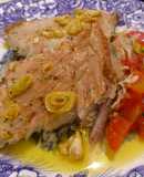 Ventresca de bonito al horno o ijada