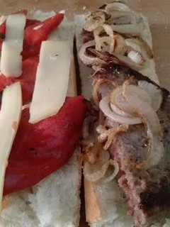 Una foto de Bocadillo de hamburguesa VIP