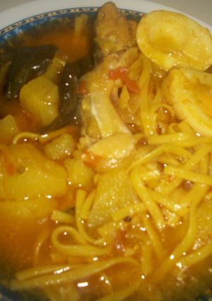 Una foto de Guiso de patatas con bacalao