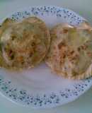 Conchas de vieira rellenas de atún