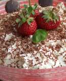 Tiramisú diferente con fresas