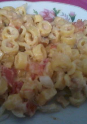 Una foto de Ensalada de atún y pasta