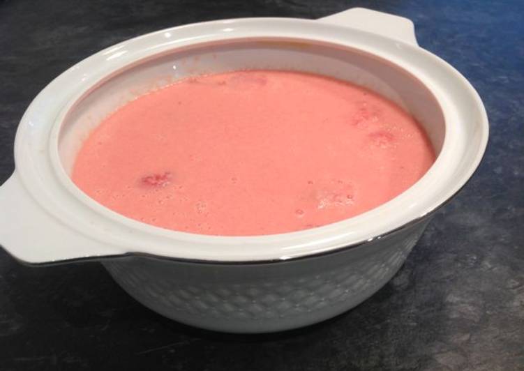 Gazpacho de sandía (sopa de sandía)