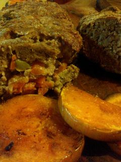 Una foto de Asado a la parrilla de pan de carne relleno al morrón