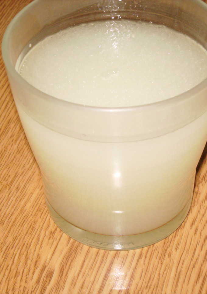 Una foto de Granizado de limón con Thermomix
