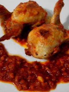 Una foto de Tomatada de codornices (guiso)