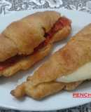 Croissants caseros con rellenos salados