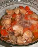 Pollo escabechado al estilo murciano