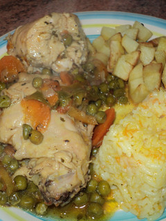 Una foto de Pollo Arvejado
