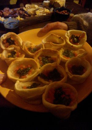 Una foto de Canastas a la caprese fáciles