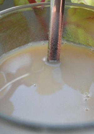 Una foto de Café helado con leche