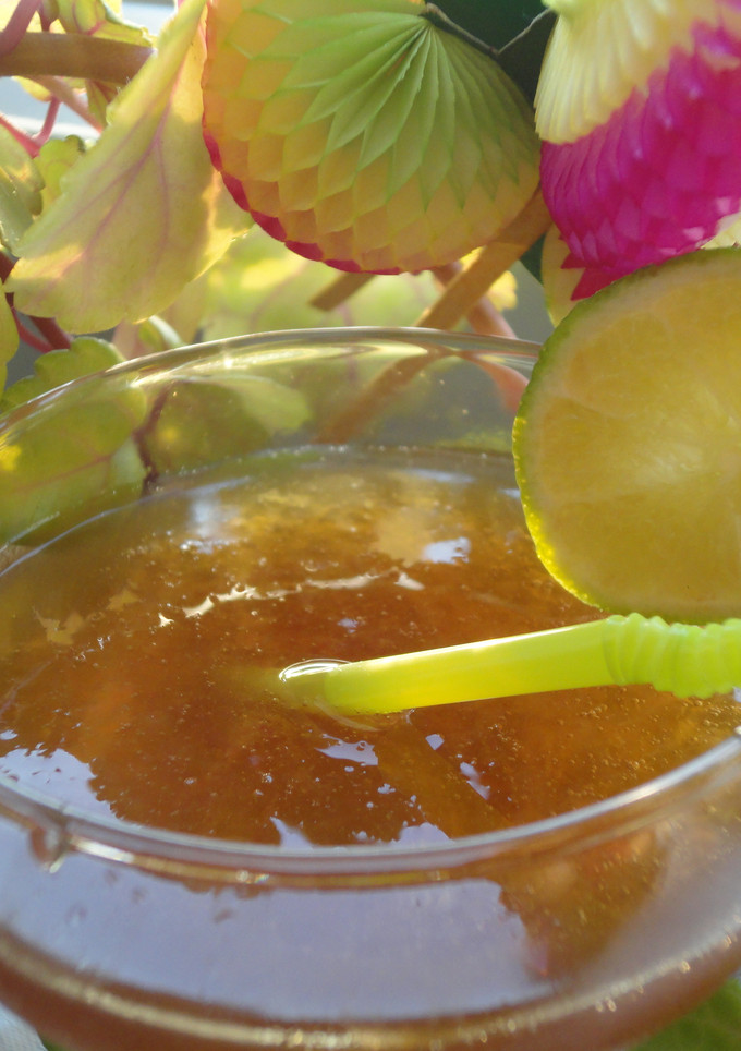 Una foto de Sorbete de daiquiri moreno