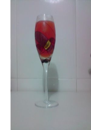 Una foto de Sorbete de sandia al cava